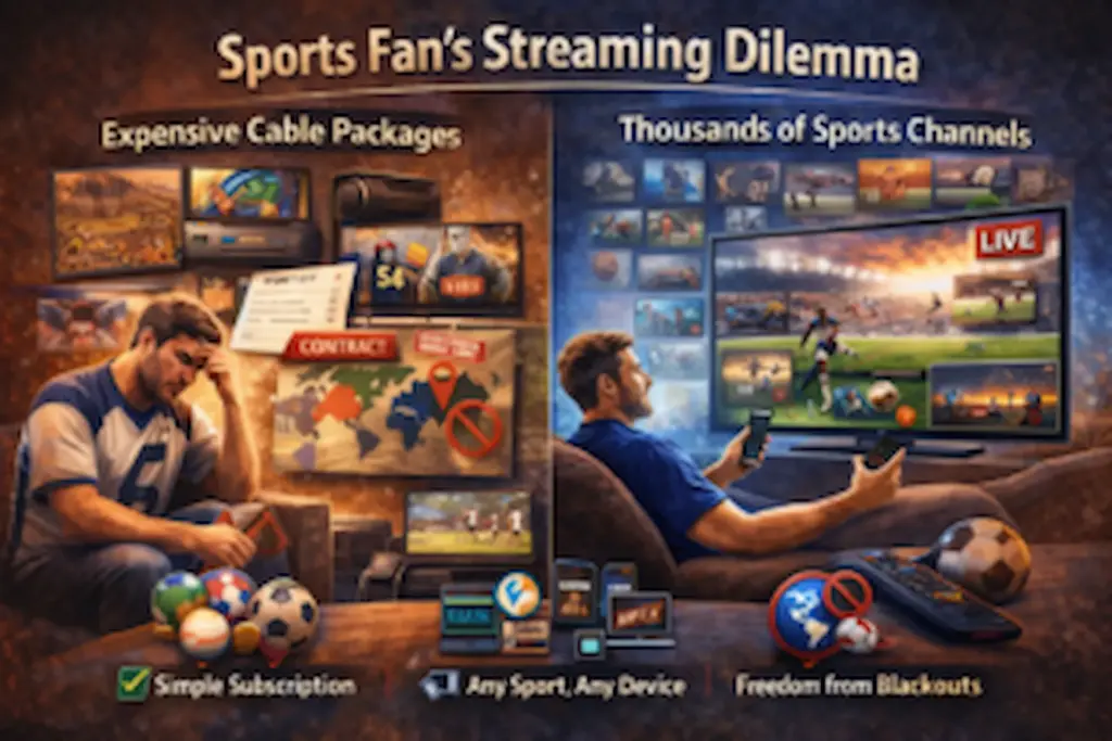 Why Krooz TV is the best choice for sports lovers with live sports streaming on IPTV across smart devices.